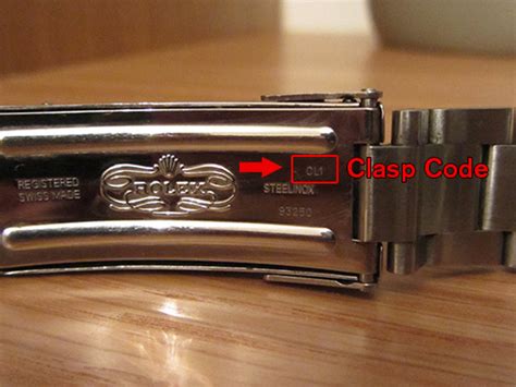 rolex clasp op 62473|Rolex bracelet clasp codes.